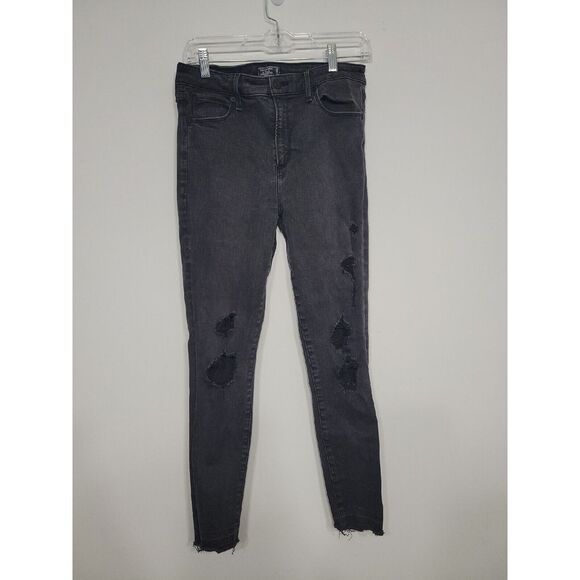 Abercrombie & Fitch Denim - Abercrombie & Fitch Women's Jeans Size 28 Distressed Frayed
